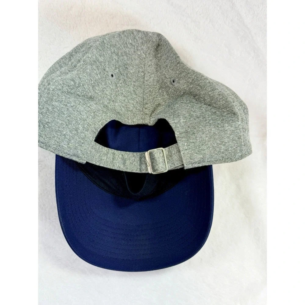 Cleveland Indians Heritage 86 Baseball Cap Hat Gray Blue Nike‎ Dri Fit Men's